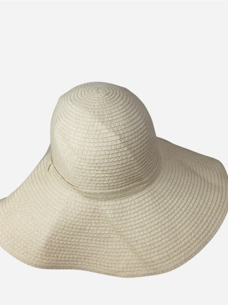 A New Day Women's Packable Straw Floppy Hat Wide Brim Summer Beach Sun Hat Os